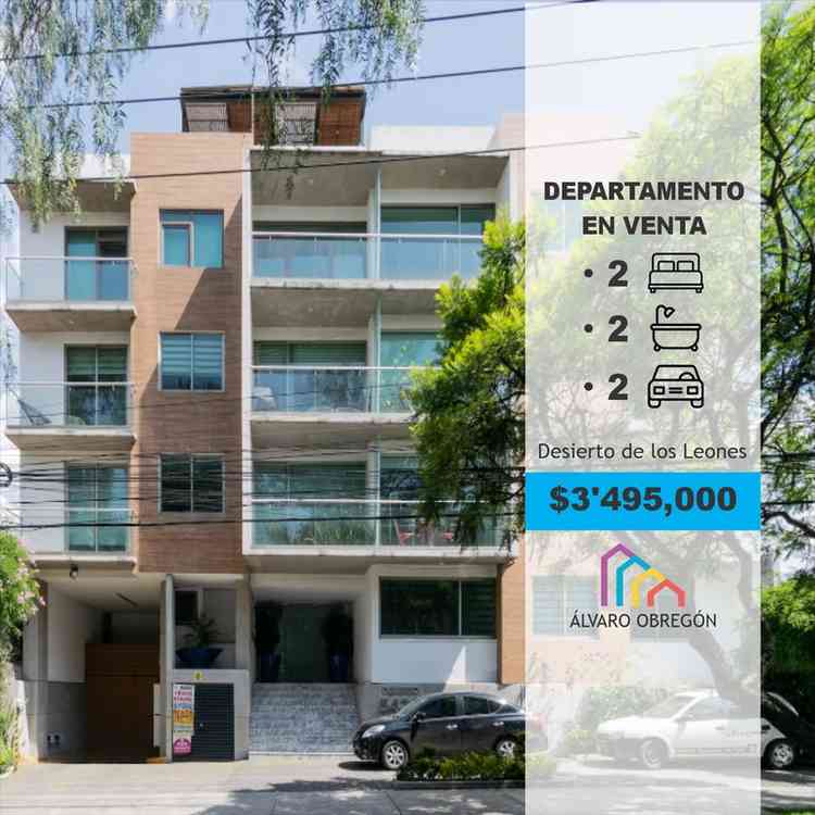 departamento en venta desierto de los leones ocotillos del pueblo tetelpan alvaro obregon cdmx p09Baia