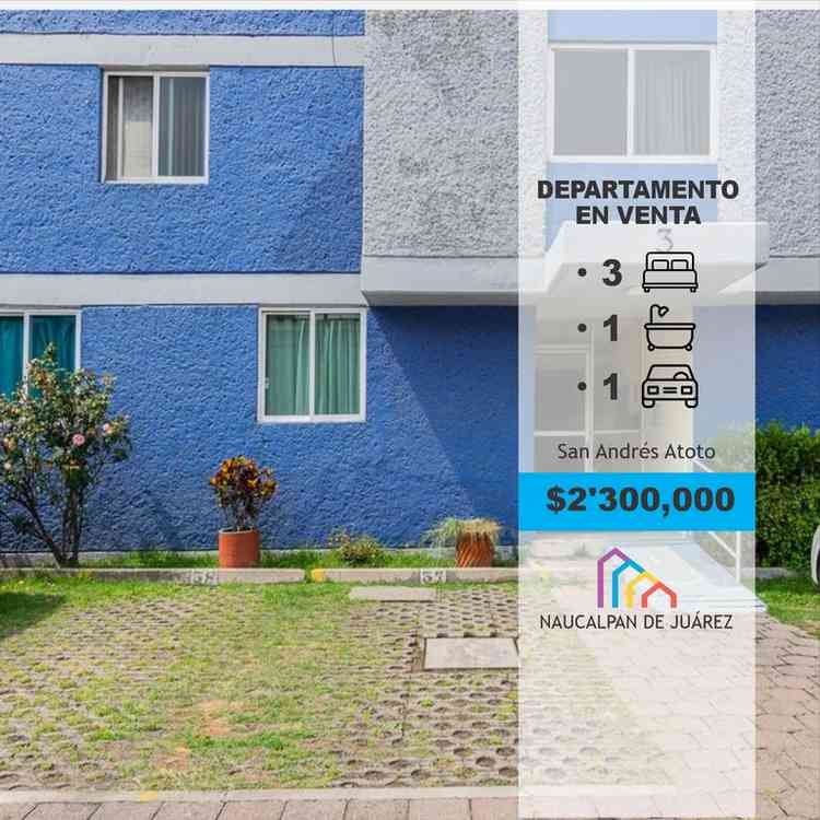 departamento en venta gral agustin millan san andres atoto naucalpan de juarez mexico p0gb9wN